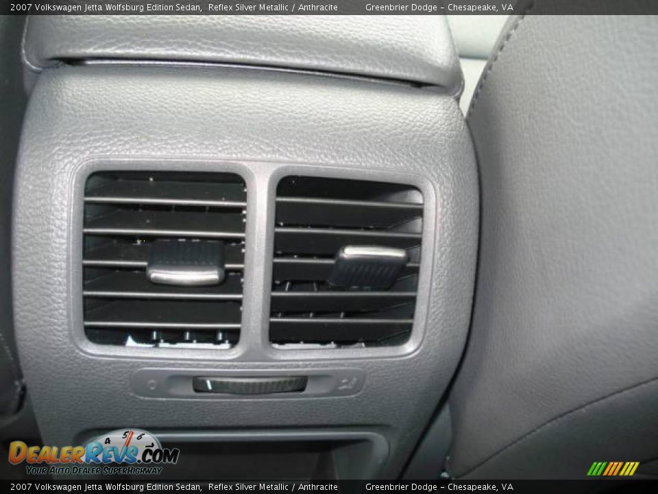 2007 Volkswagen Jetta Wolfsburg Edition Sedan Reflex Silver Metallic / Anthracite Photo #12