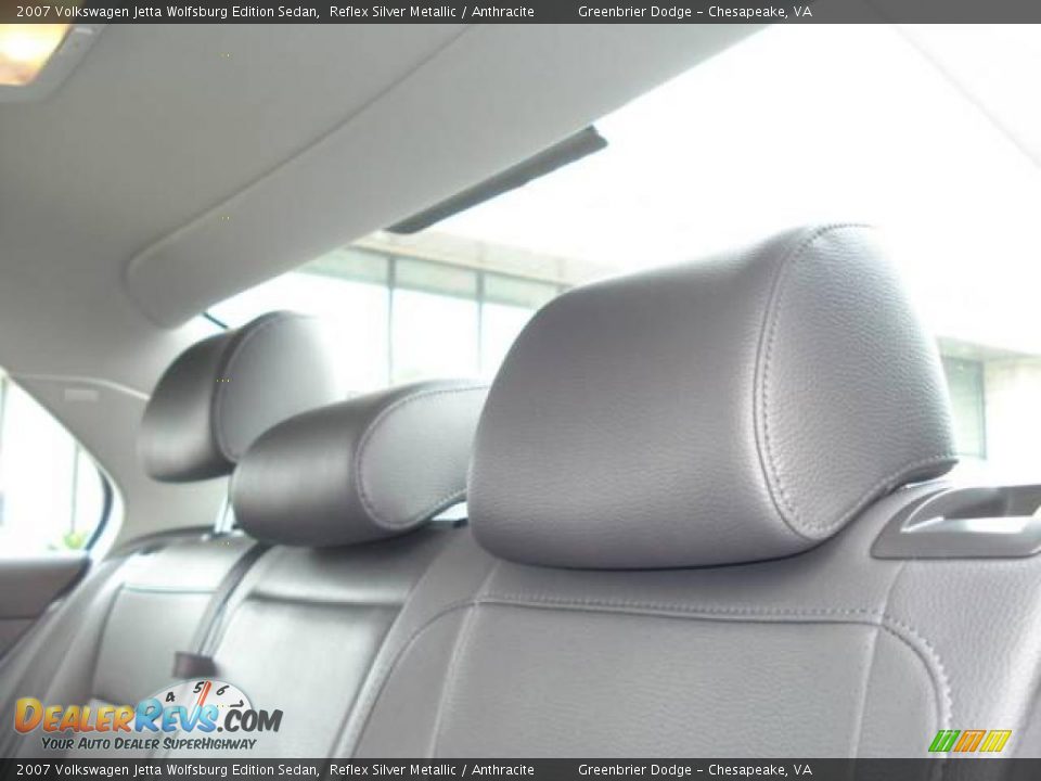 2007 Volkswagen Jetta Wolfsburg Edition Sedan Reflex Silver Metallic / Anthracite Photo #14