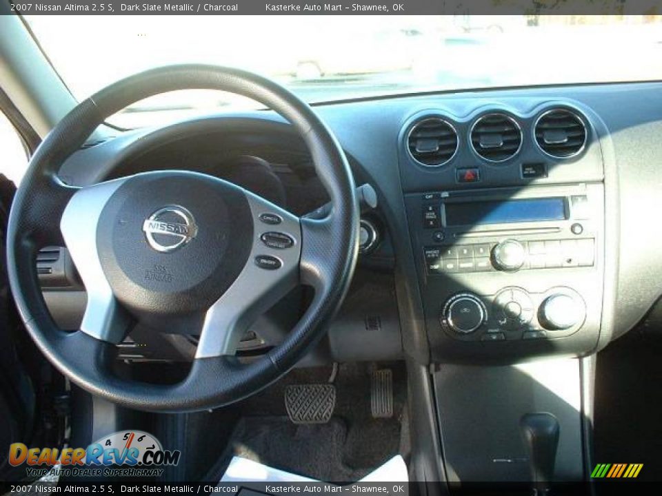 2007 Nissan Altima 2.5 S Dark Slate Metallic / Charcoal Photo #10