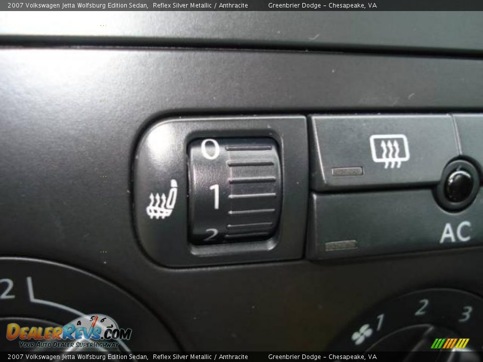 2007 Volkswagen Jetta Wolfsburg Edition Sedan Reflex Silver Metallic / Anthracite Photo #19