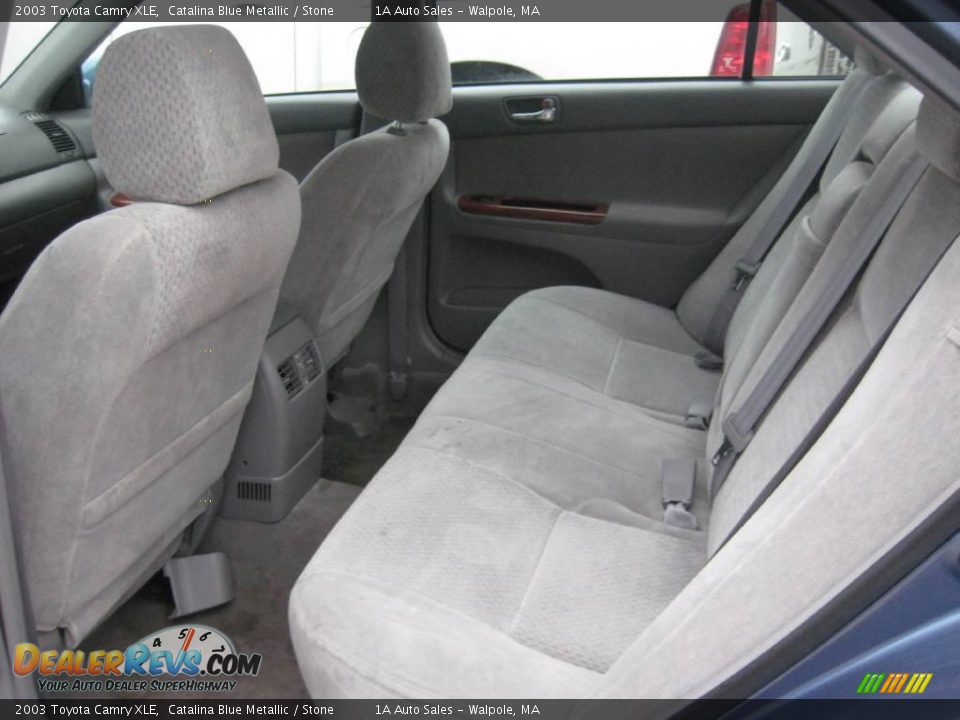 2003 Toyota Camry XLE Catalina Blue Metallic / Stone Photo #4