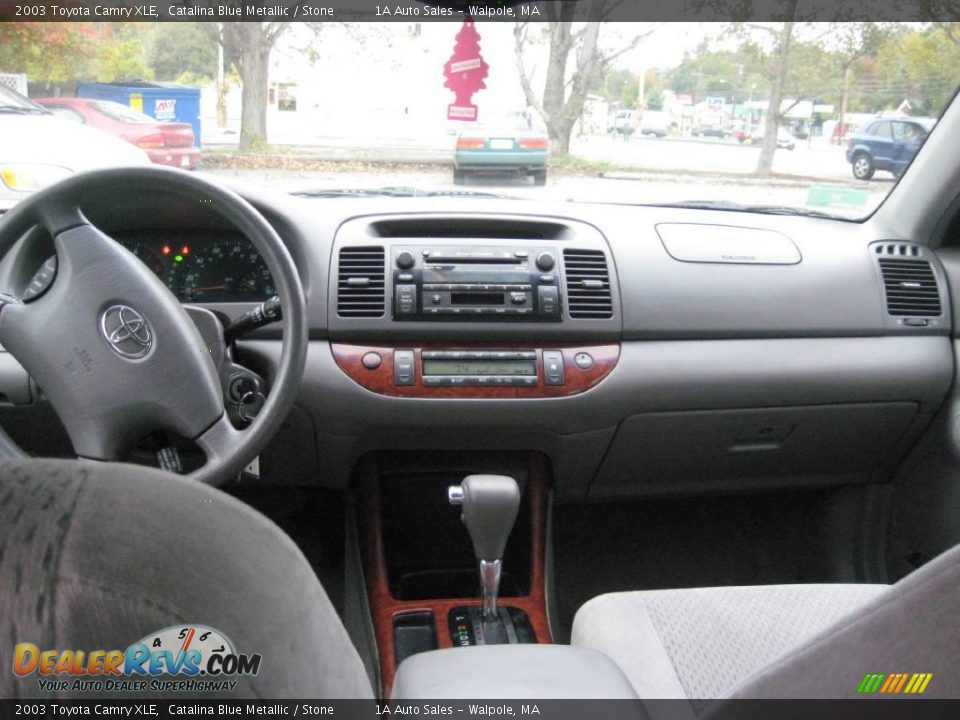 2003 Toyota Camry XLE Catalina Blue Metallic / Stone Photo #5