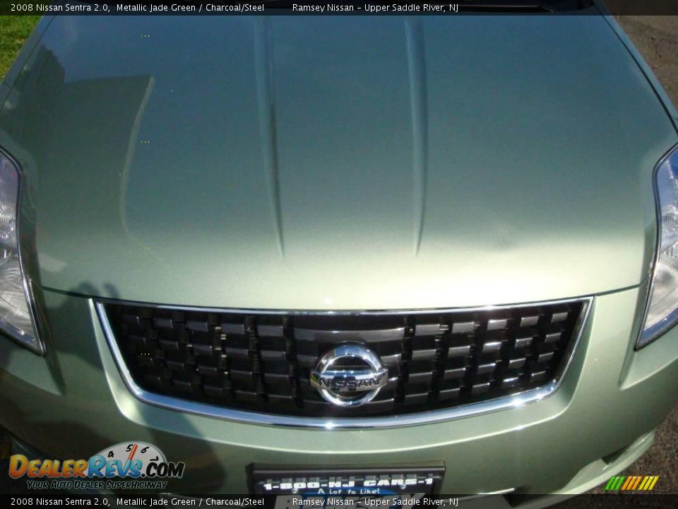2008 Nissan Sentra 2.0 Metallic Jade Green / Charcoal/Steel Photo #16