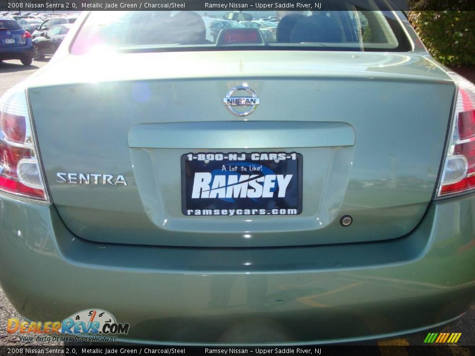 2008 Nissan Sentra 2.0 Metallic Jade Green / Charcoal/Steel Photo #20