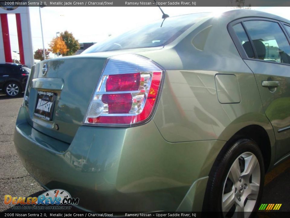 2008 Nissan Sentra 2.0 Metallic Jade Green / Charcoal/Steel Photo #21