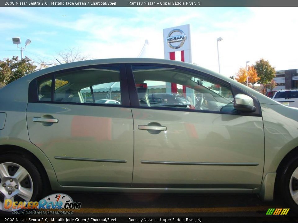 2008 Nissan Sentra 2.0 Metallic Jade Green / Charcoal/Steel Photo #22