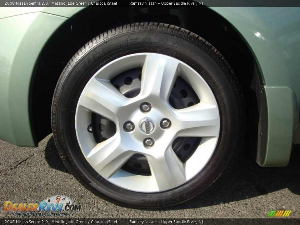 2008 Nissan Sentra 2.0 Metallic Jade Green / Charcoal/Steel Photo #24