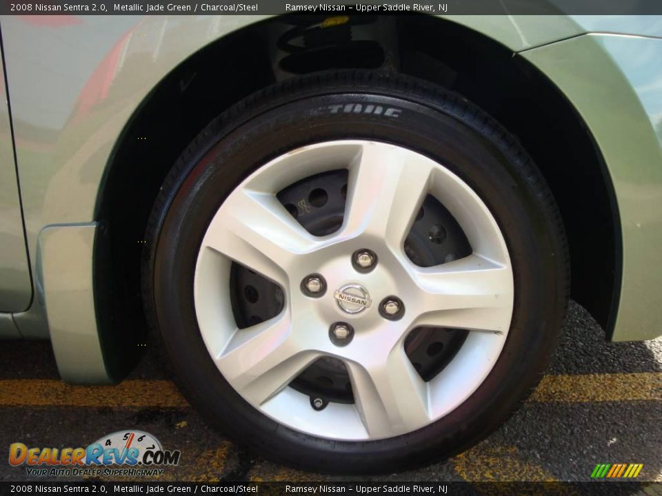 2008 Nissan Sentra 2.0 Metallic Jade Green / Charcoal/Steel Photo #27
