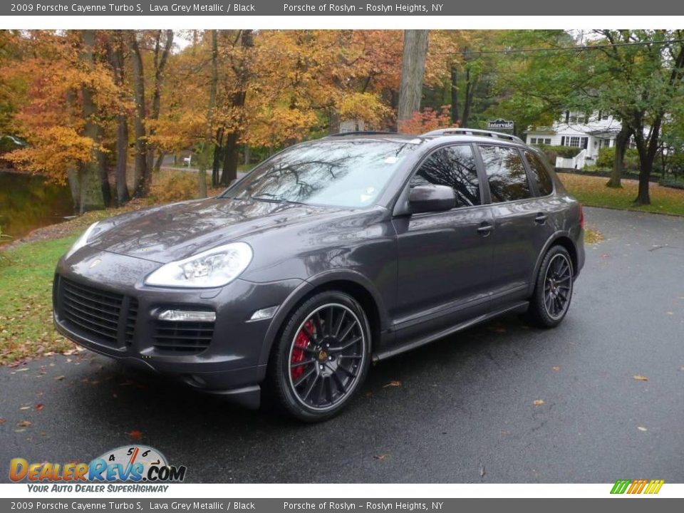 2009 Porsche Cayenne Turbo S Lava Grey Metallic / Black Photo #1