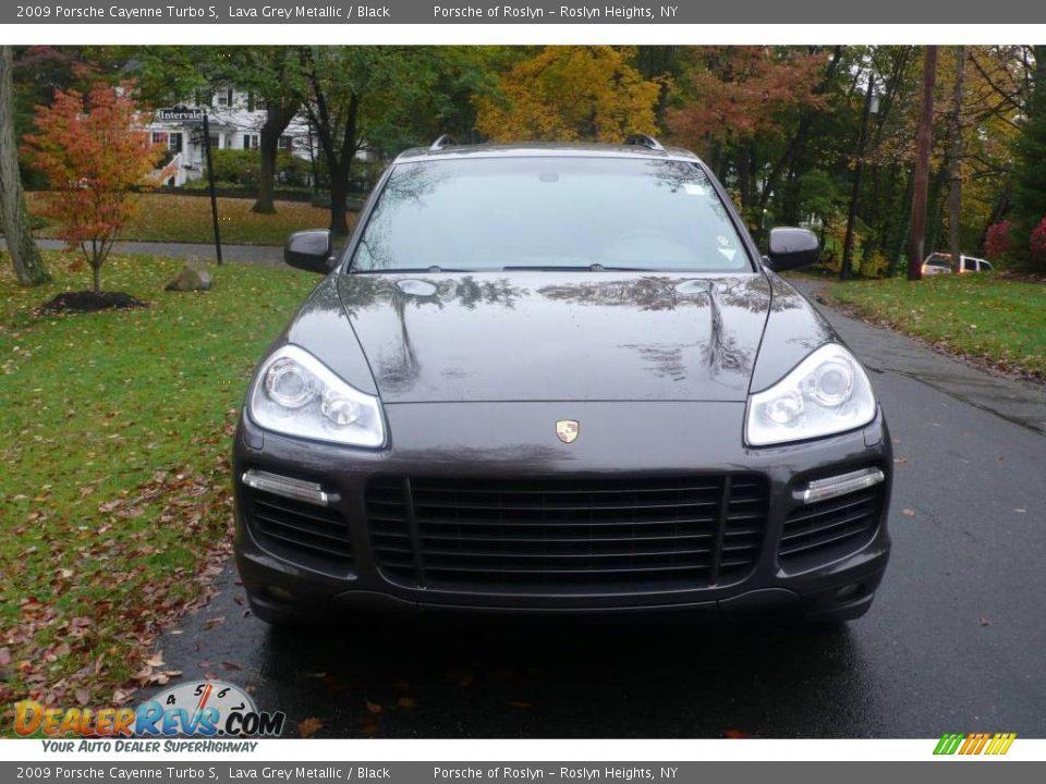 2009 Porsche Cayenne Turbo S Lava Grey Metallic / Black Photo #2
