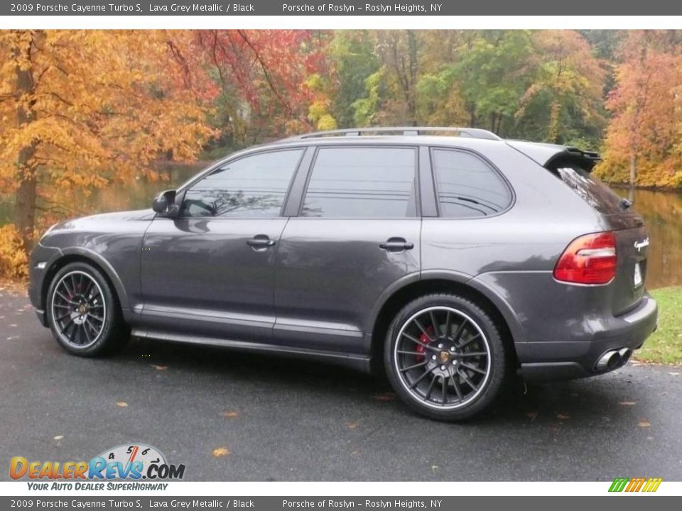 2009 Porsche Cayenne Turbo S Lava Grey Metallic / Black Photo #4