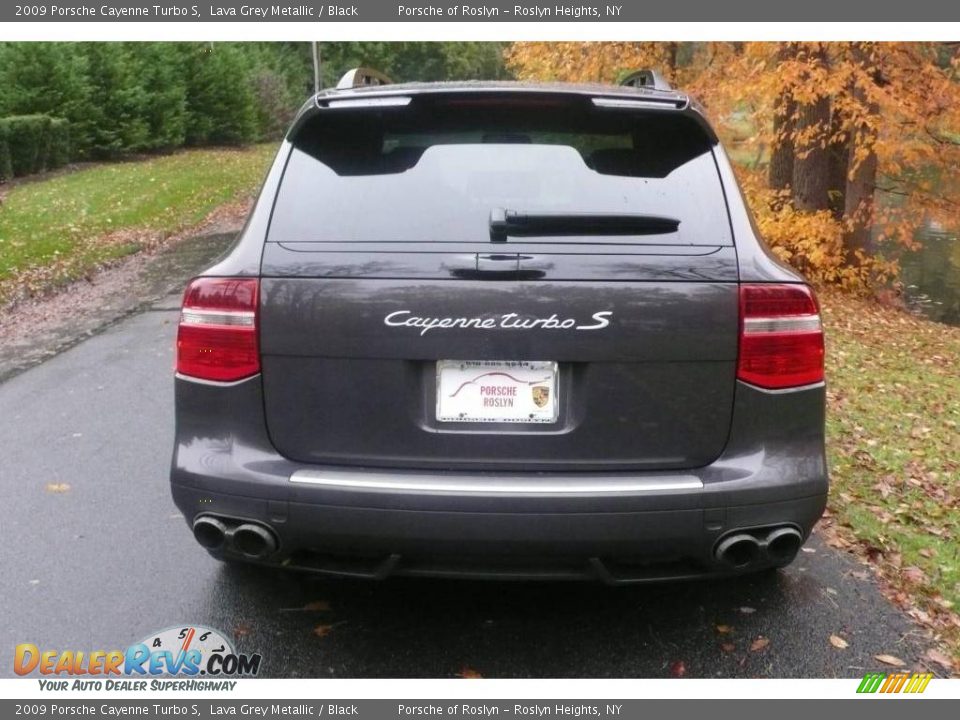2009 Porsche Cayenne Turbo S Lava Grey Metallic / Black Photo #5