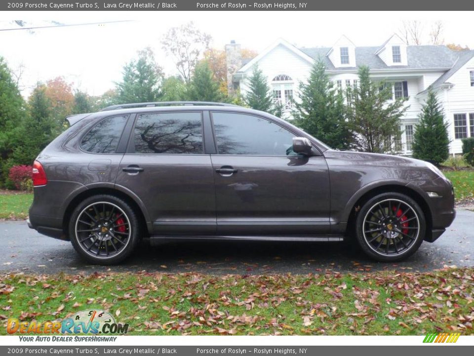 2009 Porsche Cayenne Turbo S Lava Grey Metallic / Black Photo #7