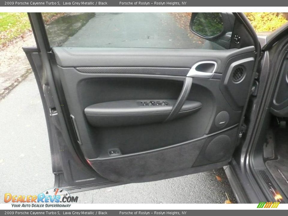 2009 Porsche Cayenne Turbo S Lava Grey Metallic / Black Photo #12