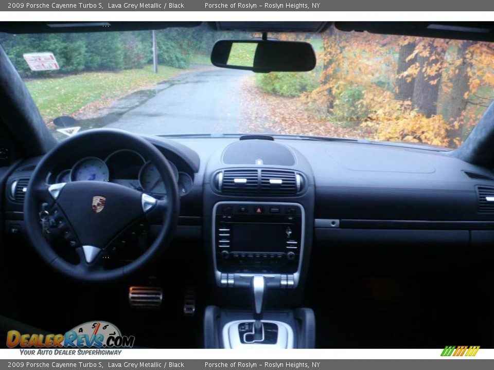 2009 Porsche Cayenne Turbo S Lava Grey Metallic / Black Photo #14