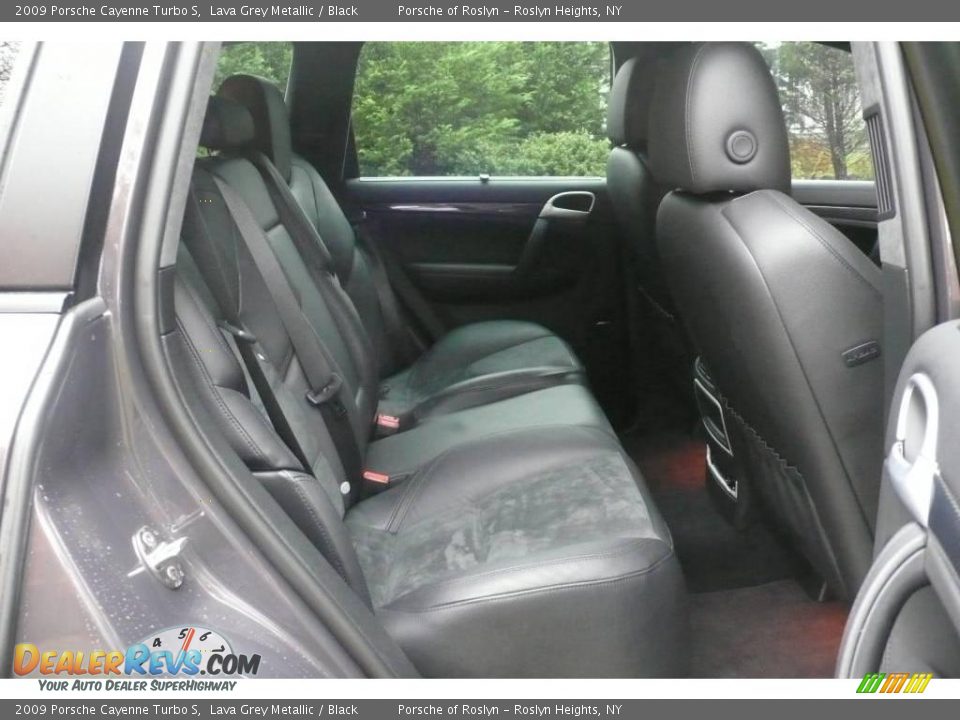 2009 Porsche Cayenne Turbo S Lava Grey Metallic / Black Photo #16
