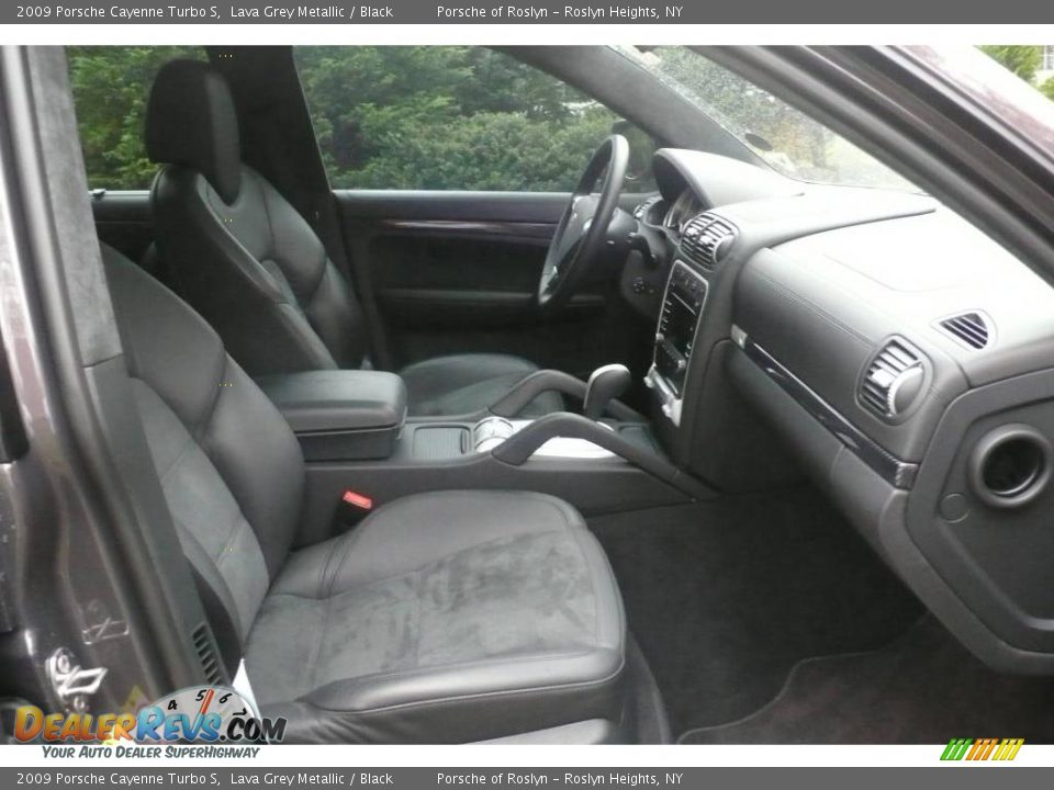 2009 Porsche Cayenne Turbo S Lava Grey Metallic / Black Photo #18