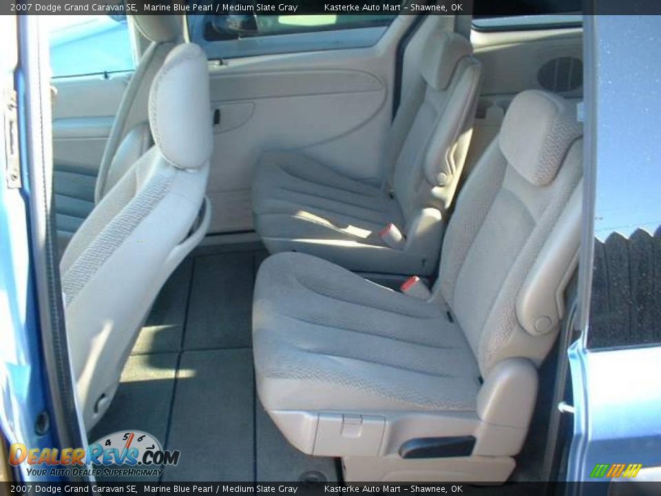 2007 Dodge Grand Caravan SE Marine Blue Pearl / Medium Slate Gray Photo #6