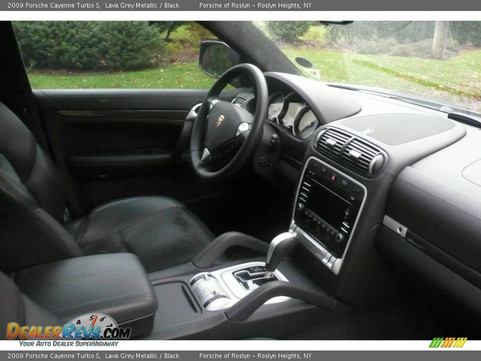 2009 Porsche Cayenne Turbo S Lava Grey Metallic / Black Photo #19