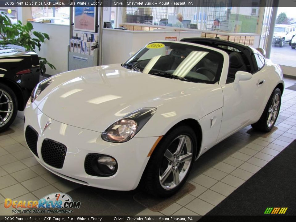 2009 Pontiac Solstice GXP Coupe Pure White / Ebony Photo #1