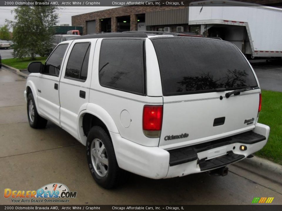 2000 Oldsmobile Bravada AWD Arctic White / Graphite Photo #6