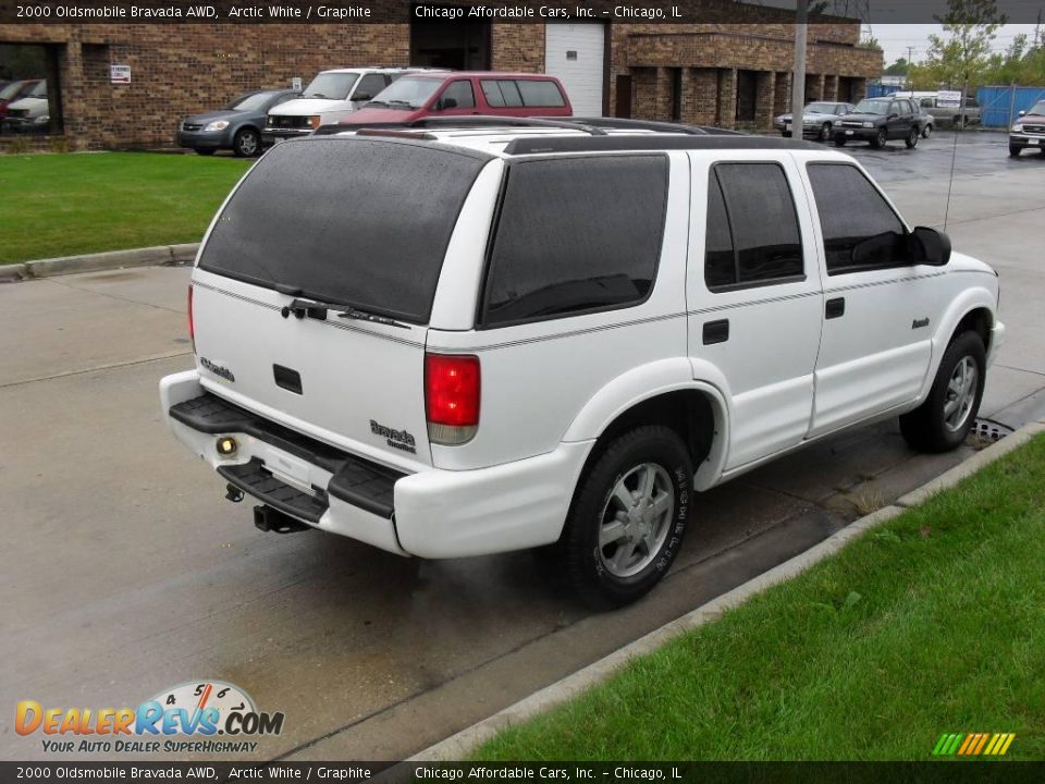 2000 Oldsmobile Bravada AWD Arctic White / Graphite Photo #7