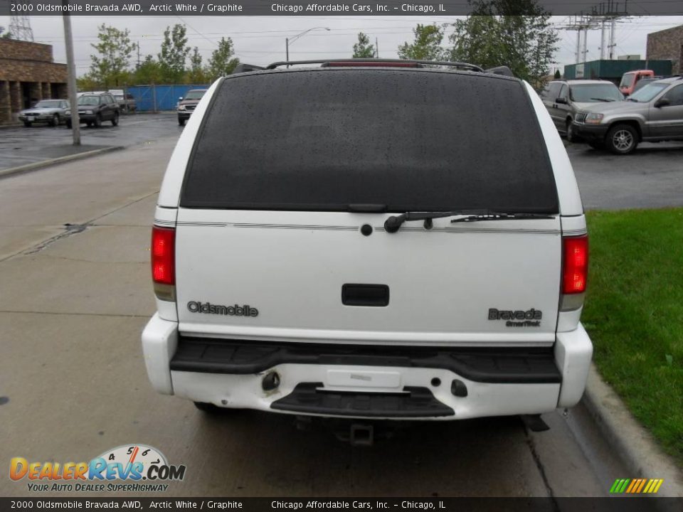 2000 Oldsmobile Bravada AWD Arctic White / Graphite Photo #8