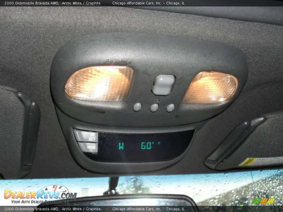 2000 Oldsmobile Bravada AWD Arctic White / Graphite Photo #15