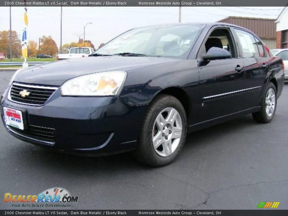 2006 Chevrolet Malibu LT V6 Sedan Dark Blue Metallic / Ebony Black Photo #1