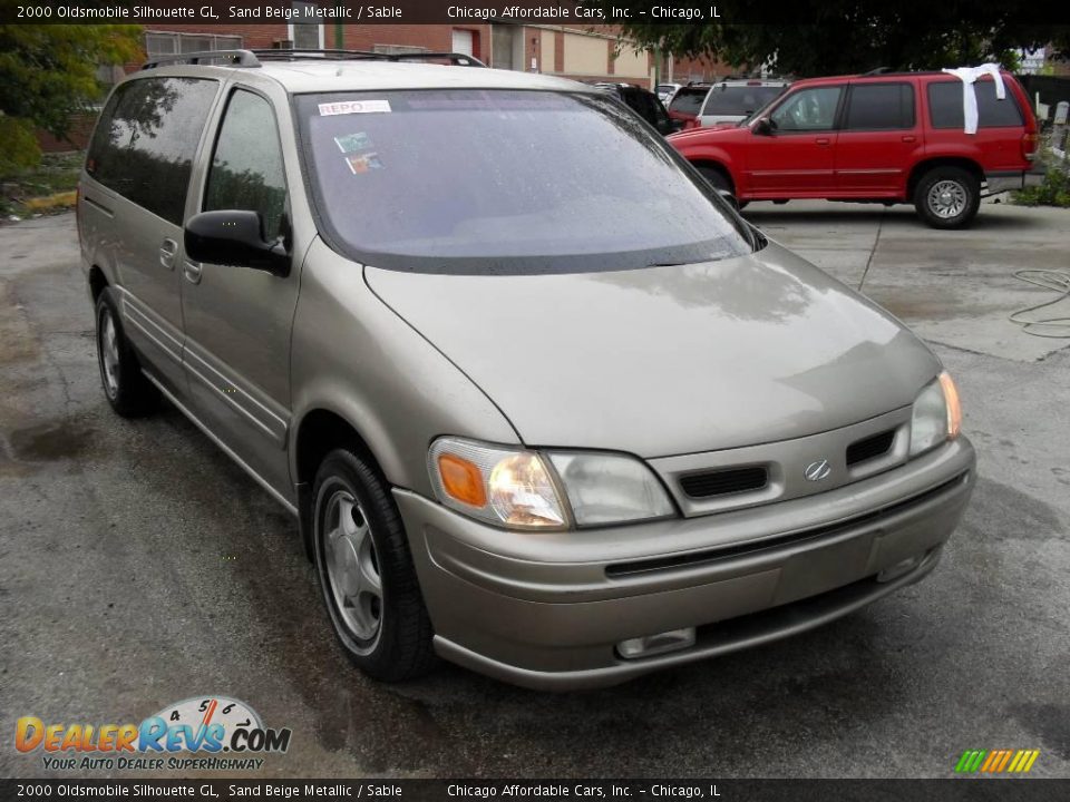 2000 Oldsmobile Silhouette GL Sand Beige Metallic / Sable Photo #2