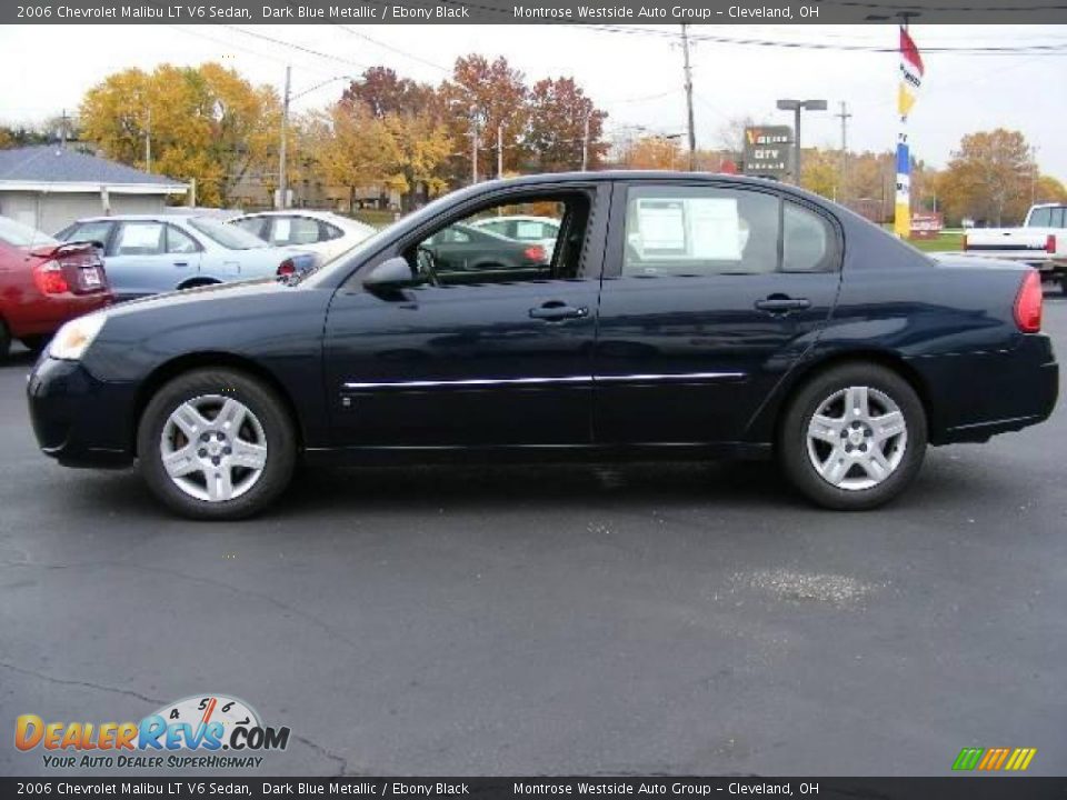 2006 Chevrolet Malibu LT V6 Sedan Dark Blue Metallic / Ebony Black Photo #2