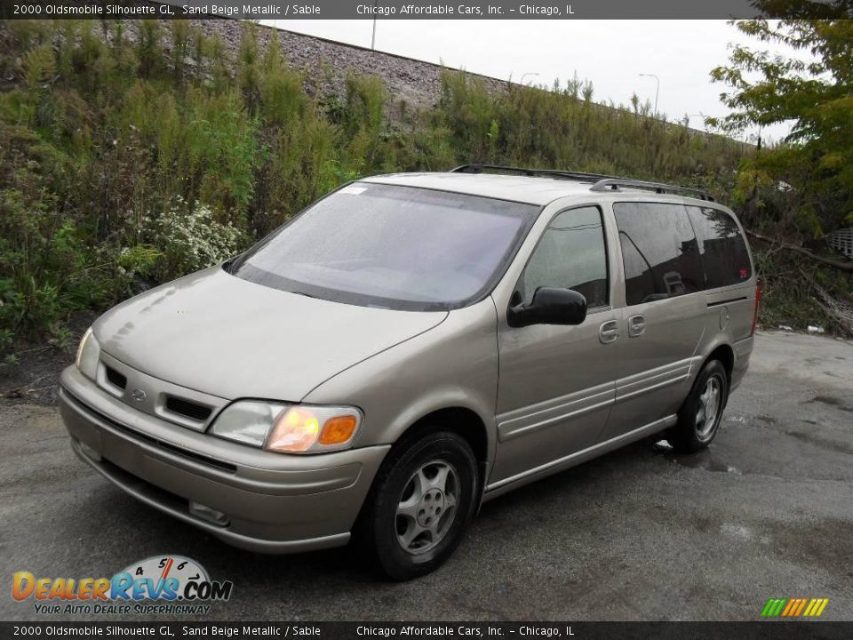 2000 Oldsmobile Silhouette GL Sand Beige Metallic / Sable Photo #3