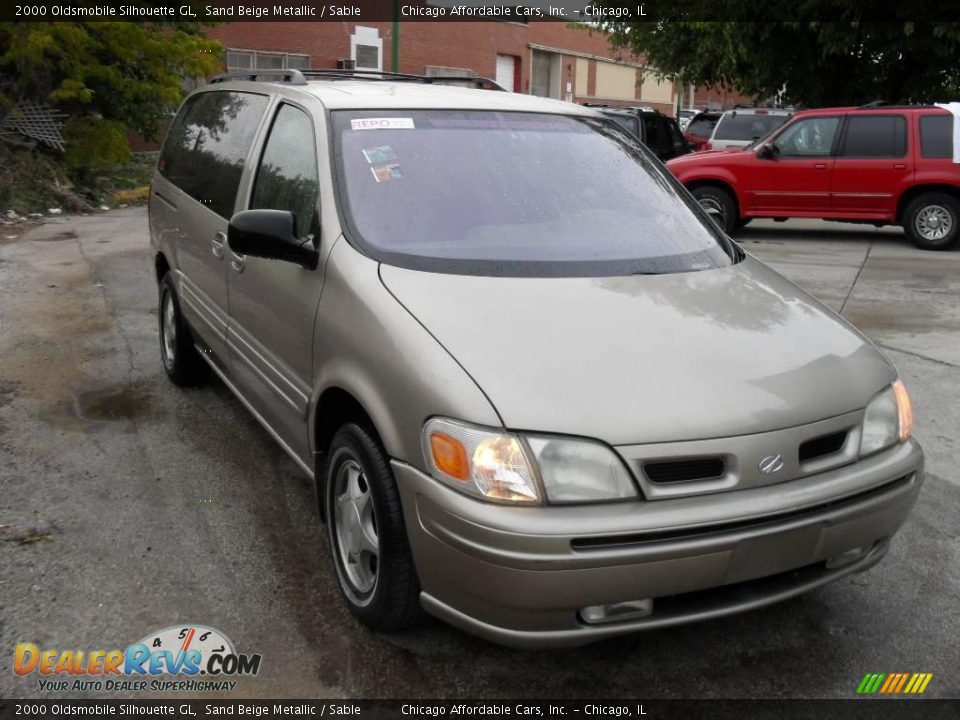 2000 Oldsmobile Silhouette GL Sand Beige Metallic / Sable Photo #4