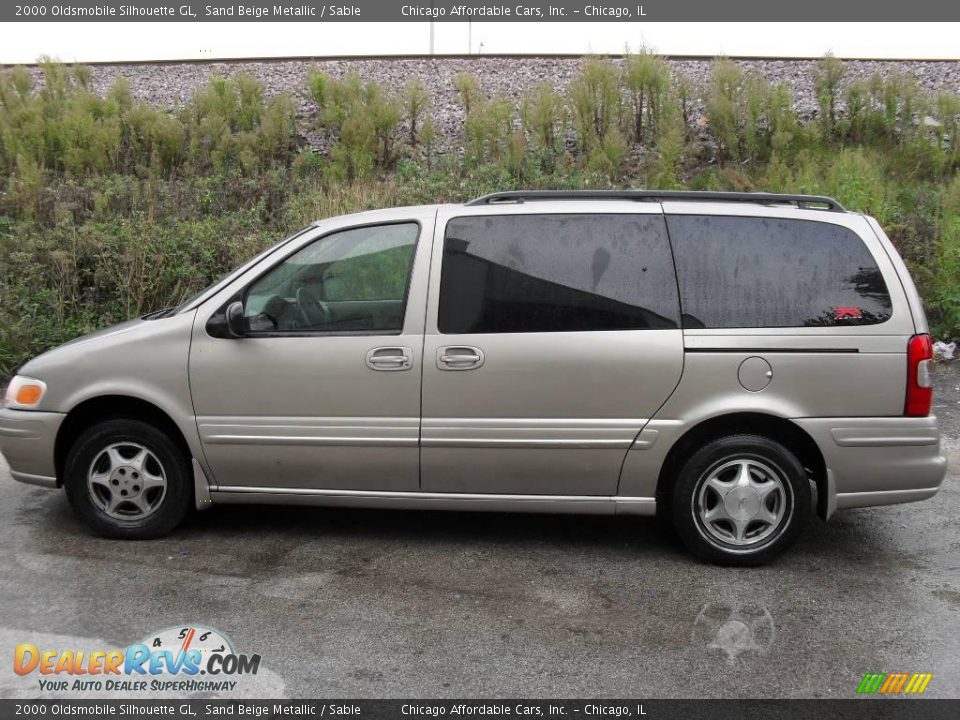 2000 Oldsmobile Silhouette GL Sand Beige Metallic / Sable Photo #5