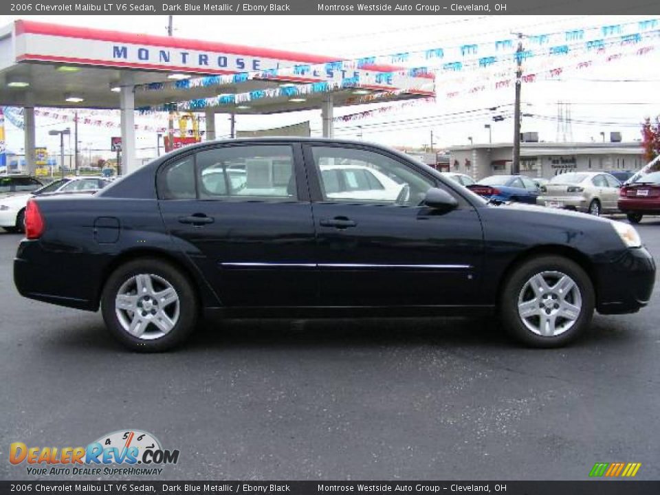 2006 Chevrolet Malibu LT V6 Sedan Dark Blue Metallic / Ebony Black Photo #6