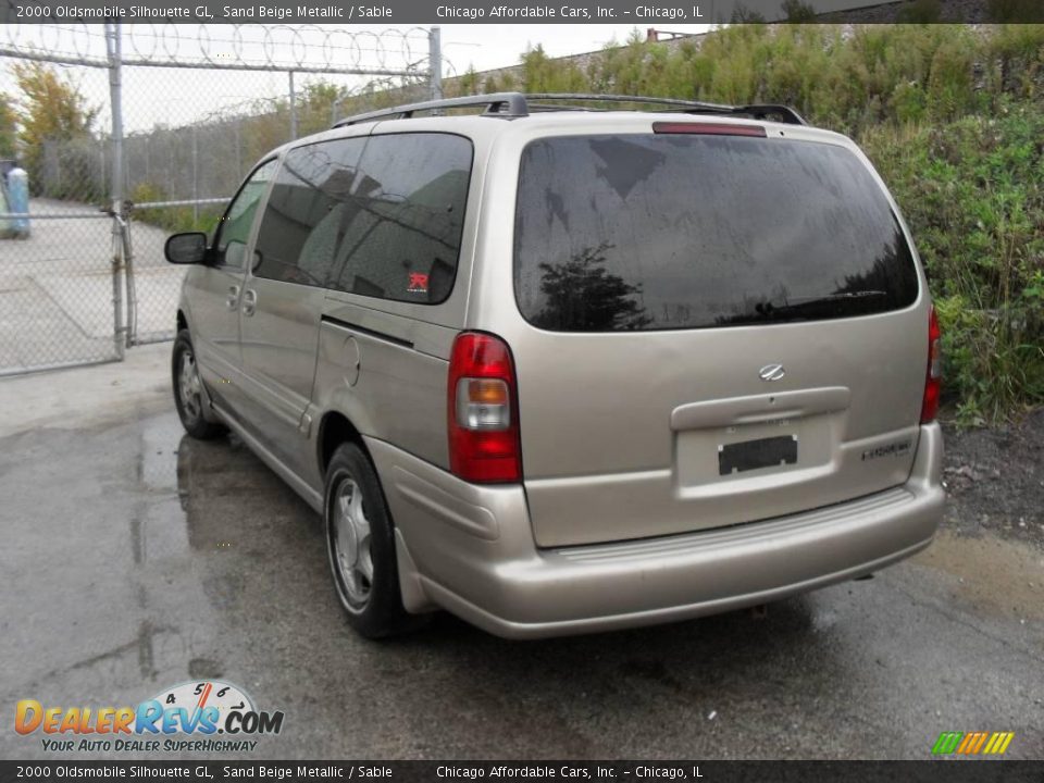 2000 Oldsmobile Silhouette GL Sand Beige Metallic / Sable Photo #6