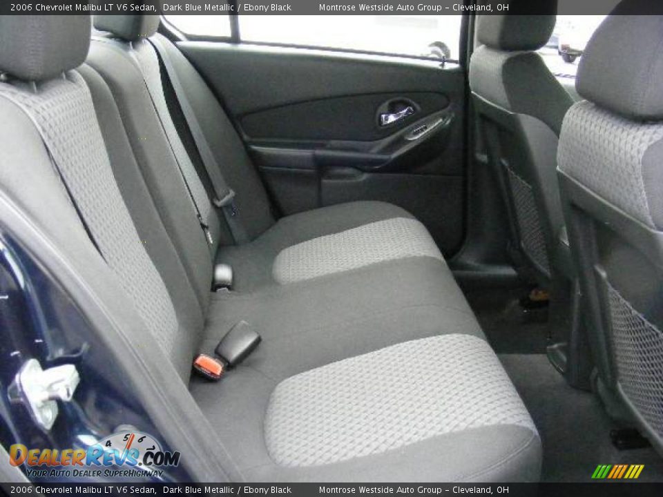 2006 Chevrolet Malibu LT V6 Sedan Dark Blue Metallic / Ebony Black Photo #12