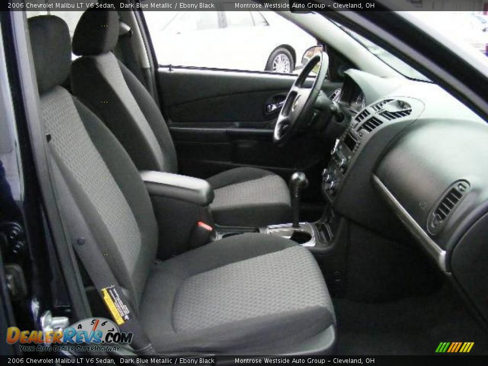 2006 Chevrolet Malibu LT V6 Sedan Dark Blue Metallic / Ebony Black Photo #13