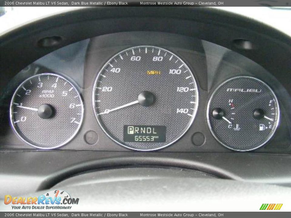 2006 Chevrolet Malibu LT V6 Sedan Dark Blue Metallic / Ebony Black Photo #17