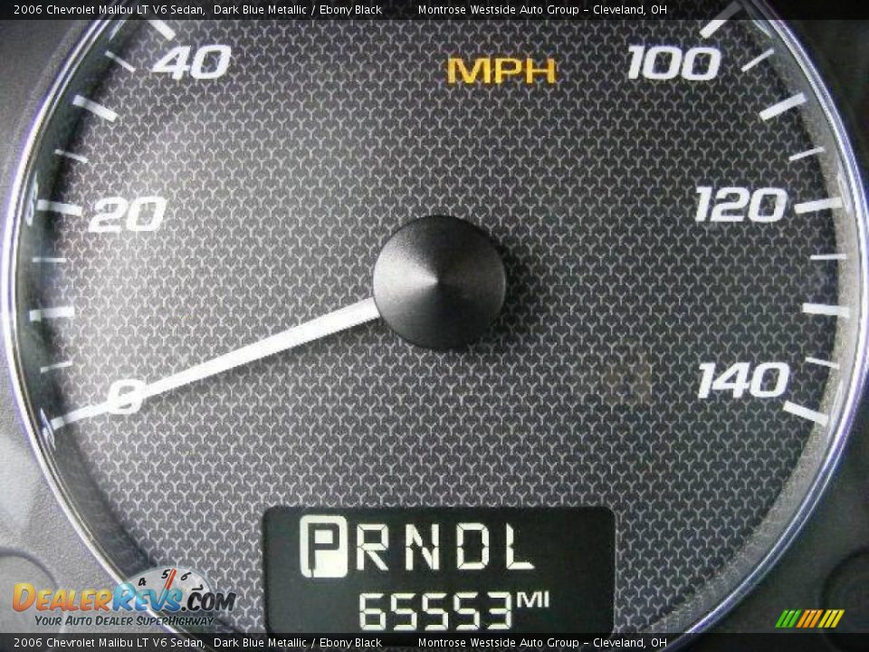 2006 Chevrolet Malibu LT V6 Sedan Dark Blue Metallic / Ebony Black Photo #18