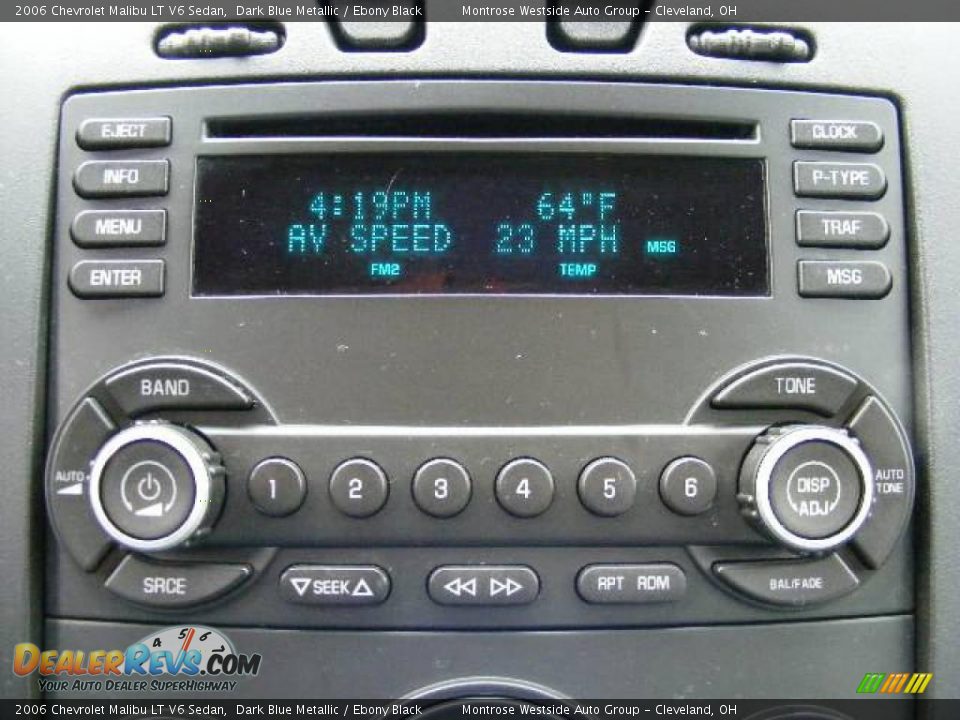 2006 Chevrolet Malibu LT V6 Sedan Dark Blue Metallic / Ebony Black Photo #20