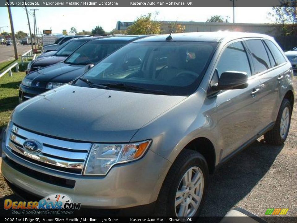 2008 Ford Edge SE Vapor Silver Metallic / Medium Light Stone Photo #1
