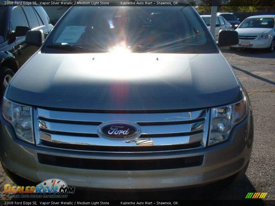 2008 Ford Edge SE Vapor Silver Metallic / Medium Light Stone Photo #2