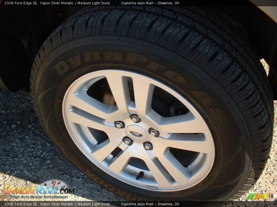 2008 Ford Edge SE Vapor Silver Metallic / Medium Light Stone Photo #6