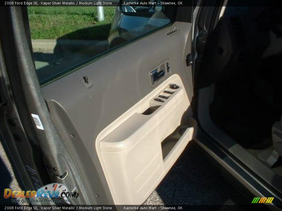 2008 Ford Edge SE Vapor Silver Metallic / Medium Light Stone Photo #8