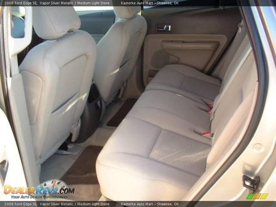 2008 Ford Edge SE Vapor Silver Metallic / Medium Light Stone Photo #9