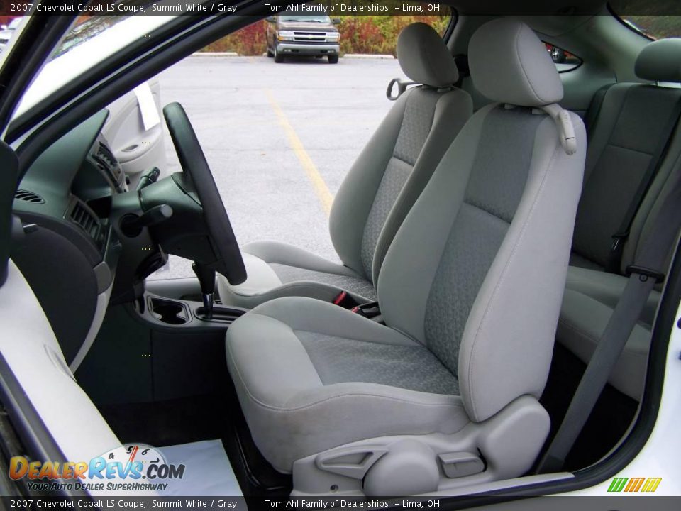 2007 Chevrolet Cobalt LS Coupe Summit White / Gray Photo #7