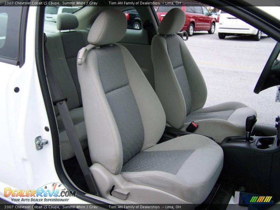 2007 Chevrolet Cobalt LS Coupe Summit White / Gray Photo #8