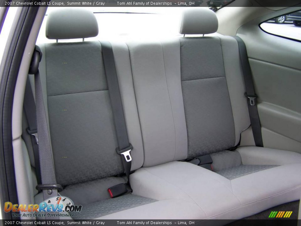 2007 Chevrolet Cobalt LS Coupe Summit White / Gray Photo #9