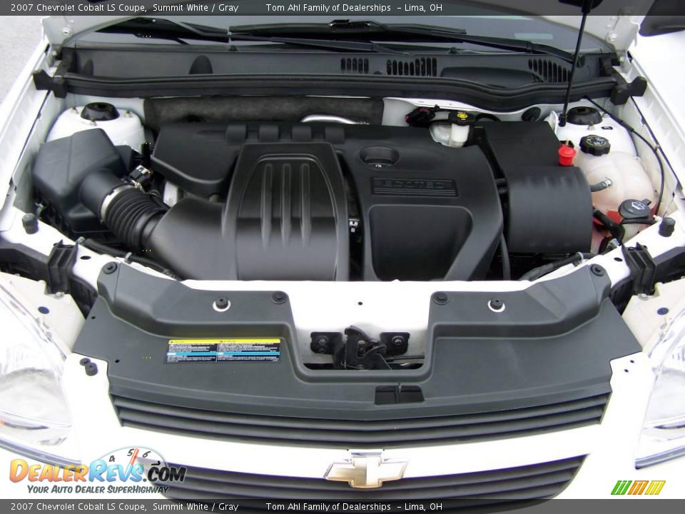 2007 Chevrolet Cobalt LS Coupe Summit White / Gray Photo #11